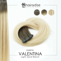 Valentina Sale Hair  Hand Tied - Lived in  (Rooted) (26” 120g bundle)